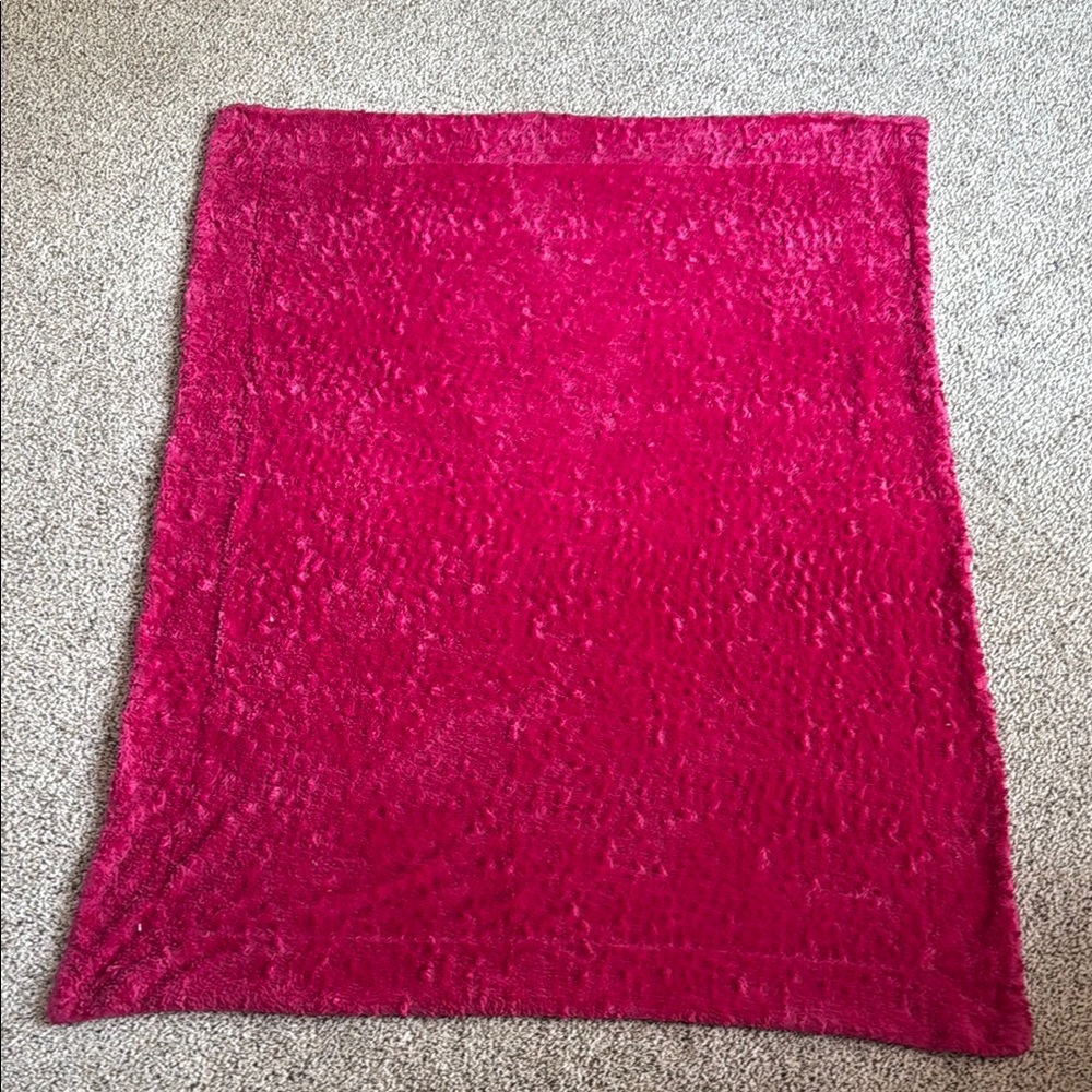 Vibrant Pink Plush Blanket